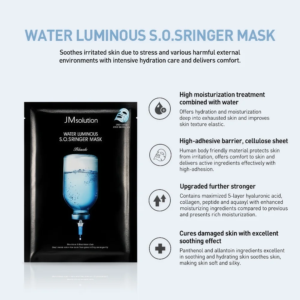 JM SOLUTION Water Luminous S.O.S Ringer Mask 1pc