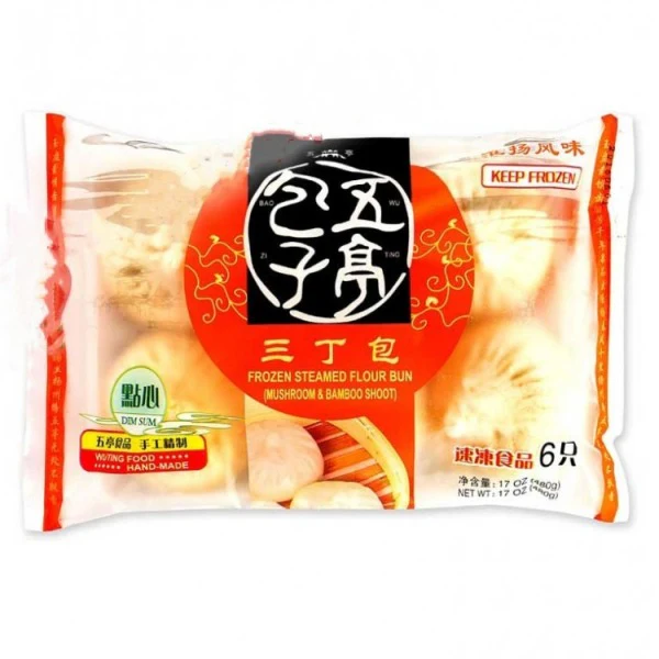 Frozen Mushroom & Bamboo Shoot Bun*6