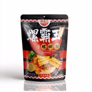 Luobawang Hot & Spicy Liuzhou River Snail Flavour Rice Noodle With Beancurd (For Cook) 315g