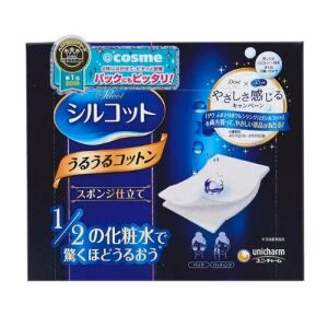 Unicharm - Silcot 1/2 Cotton Pads (40pcs)