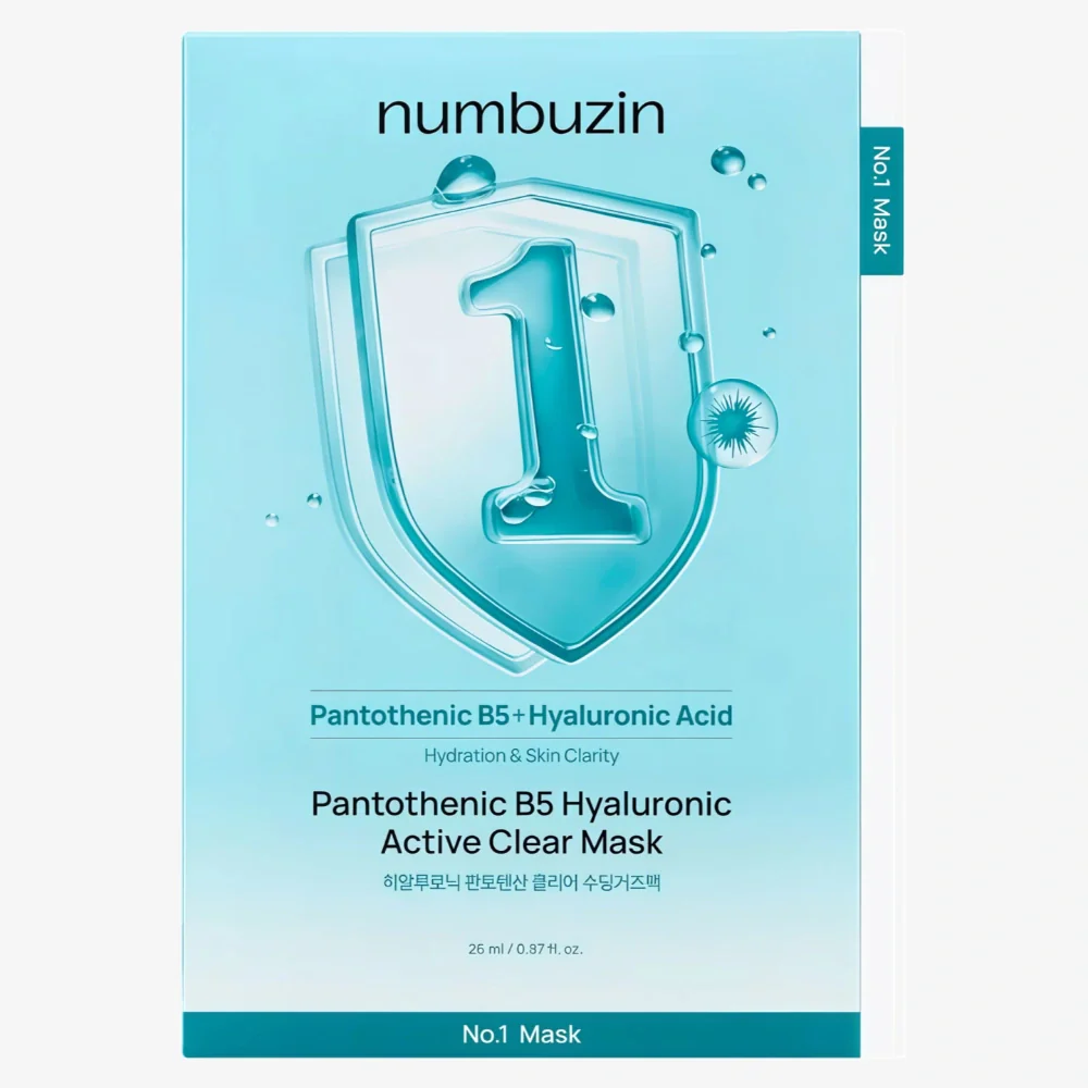 Numbuzin No.1 Pantothenic B5+ Hyaluronic Acid Clear Mask Sheet 1pc