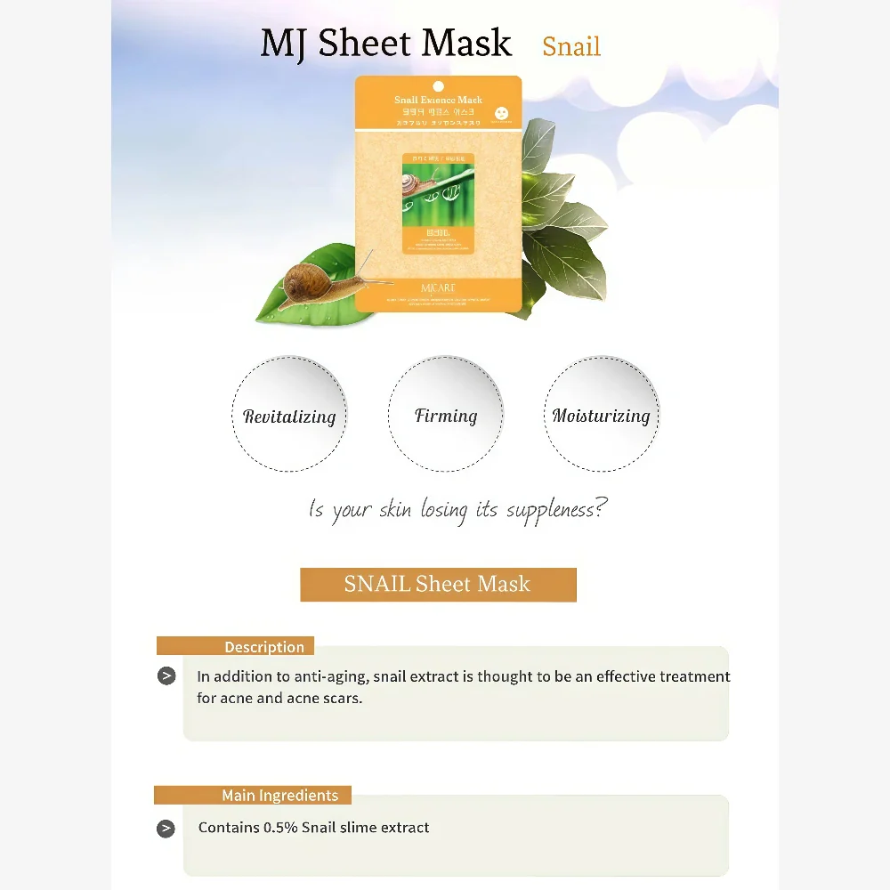MIJIN Mask Snail 23g