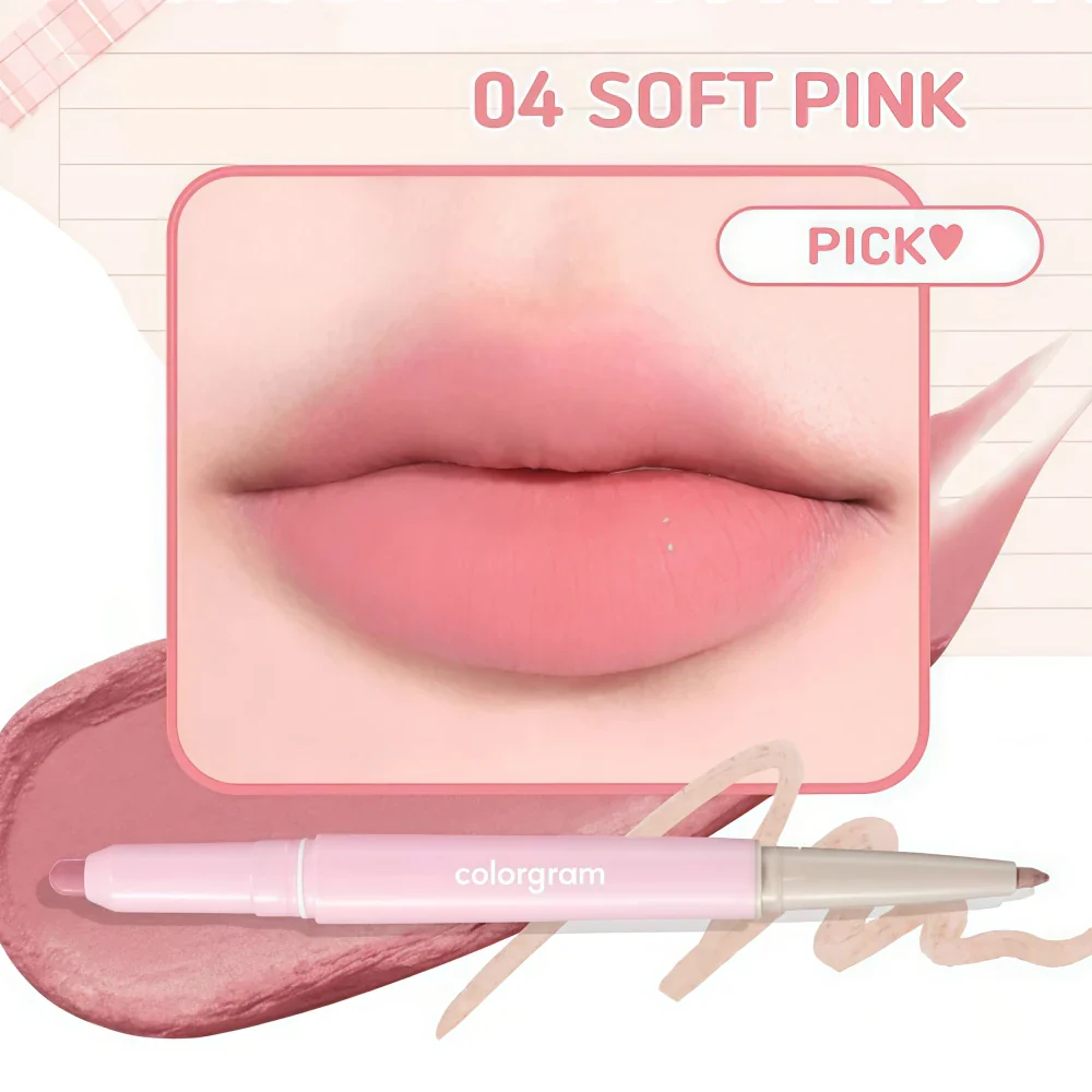 COLORGRAM All In One Over Lip Maker 04 Soft Pink