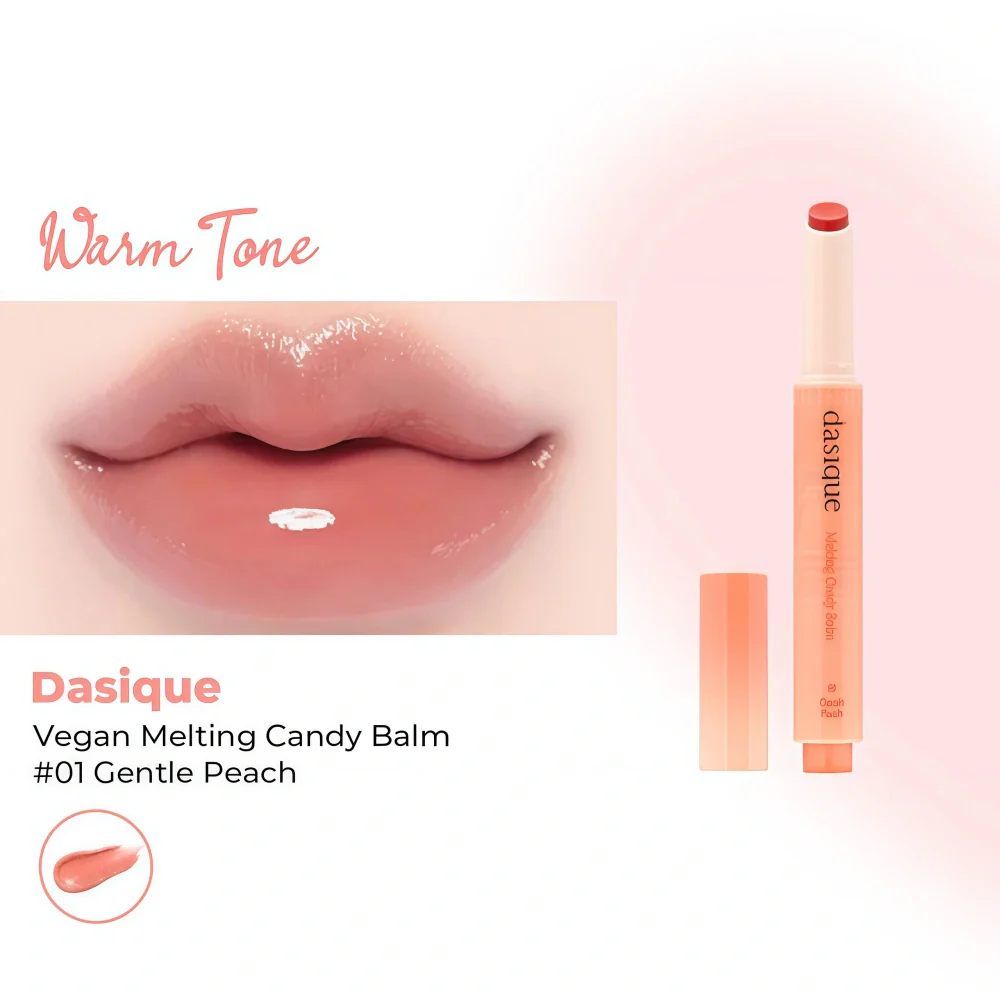 DASIQUE Melting Candy Balm 01 Gentle Peach