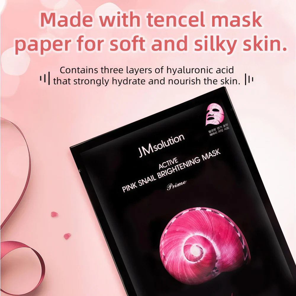 JM SOLUTION Active Pink Snail Brightening Mask 1pc