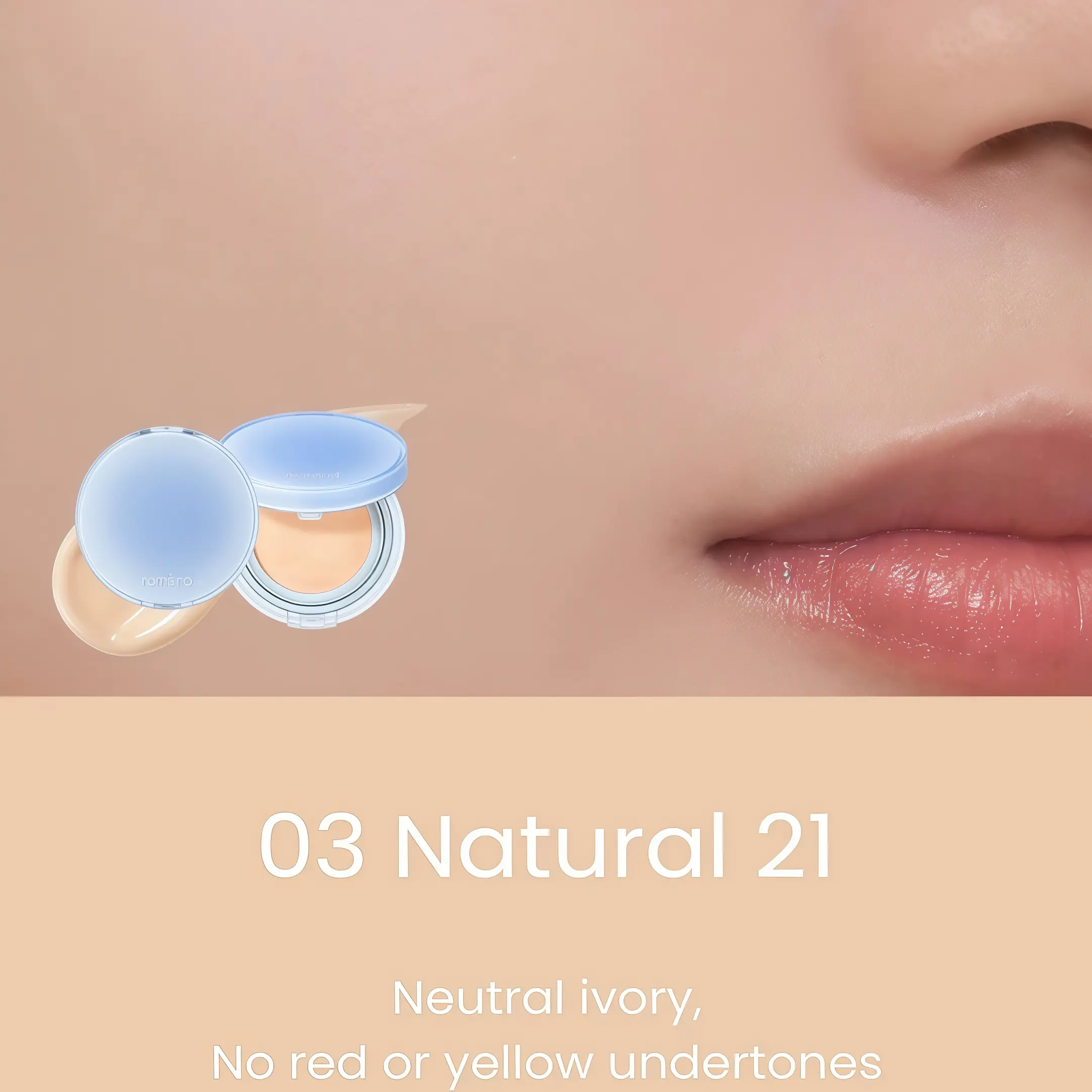 ROMAND Bare Water Cushion 03 Natural 21