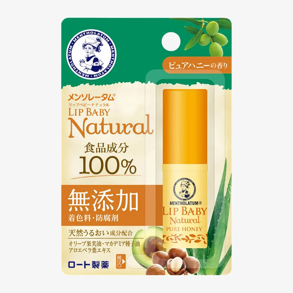 ROHTO Nature Lip Baby Pure Honey 4g