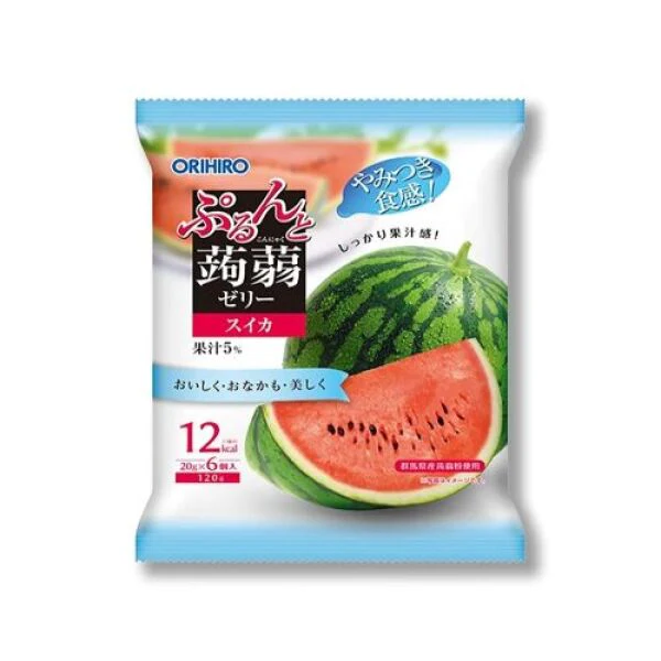 ORIHIRO Konjac Jelly Watermelon Flavor 120g