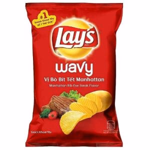 LAY'S Wave Chip Texs Tenderloin Steak Flavor 54g