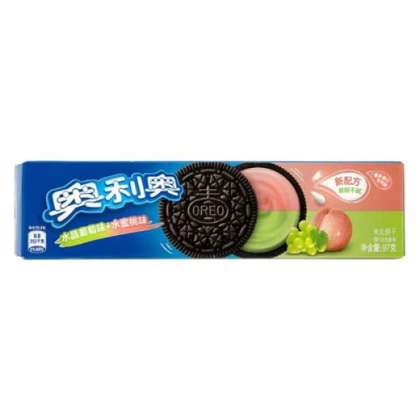 Oreo Sandwich Cookie Grape & Peach Flavor 97g