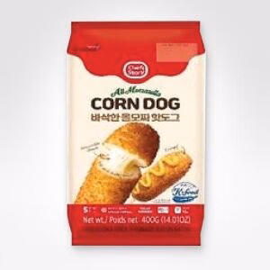 WOOYANG mozzarella cheese corn dogs 5pc 400g