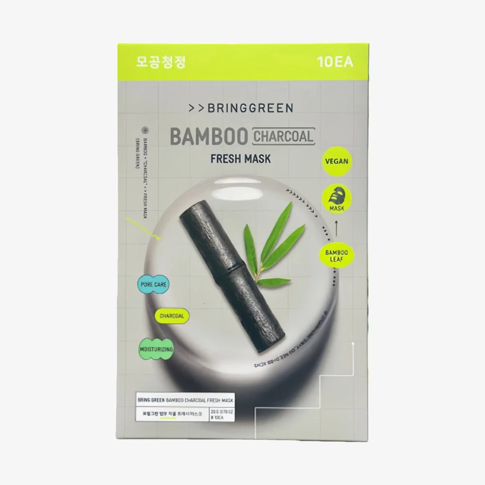 BRING GREEN Bamboo Charcoal Fresh Mask 1pc