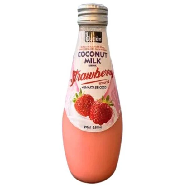 Gugen Coconut Milk Drink, Strawberrry Flavor 9.8 oz