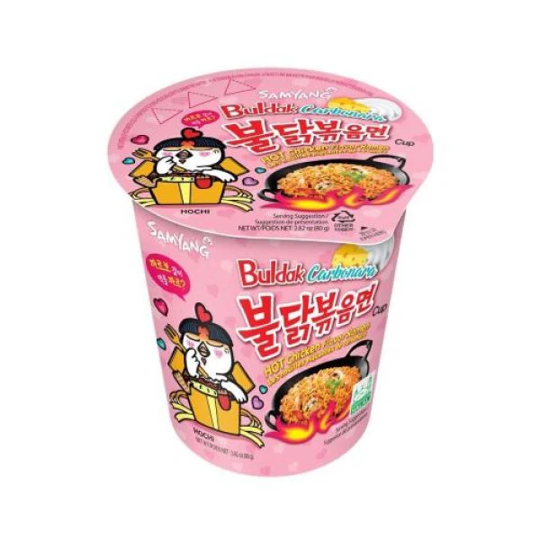 SAMYANG Buldak Ramen Carbonara Flavor Cup 80g