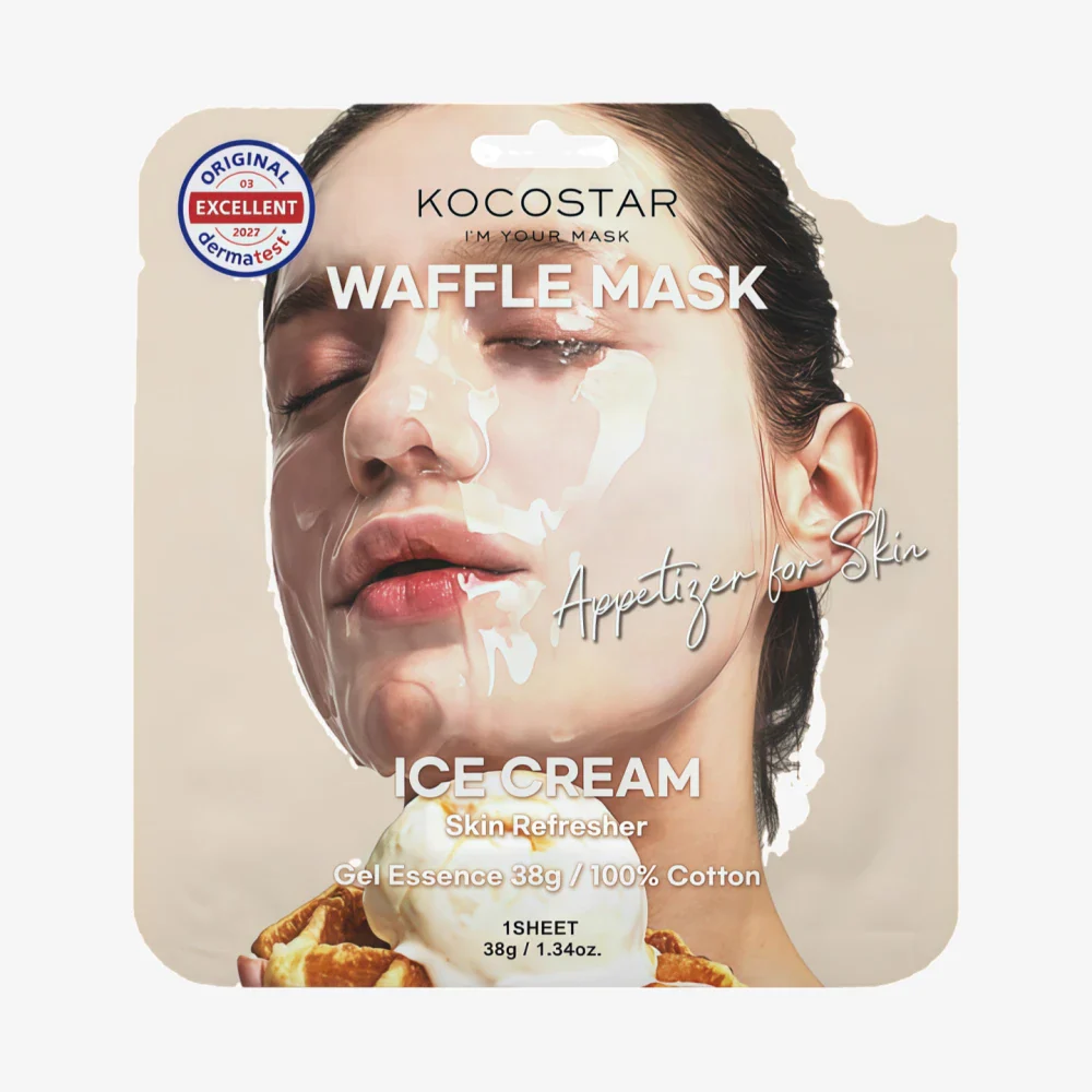 KOCOSTAR Waffle Mask Ice Cream