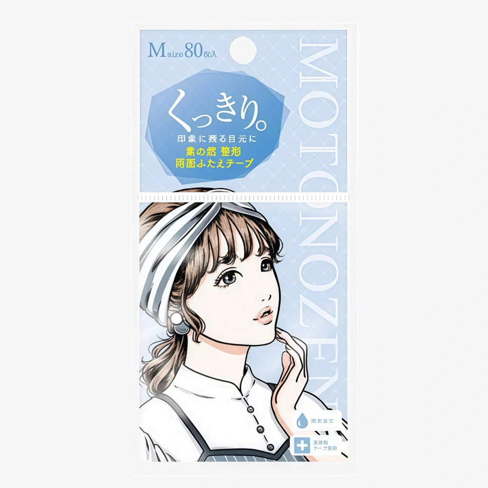 MOTONOZEN Two Sided Eyelid Tape M 80pcs