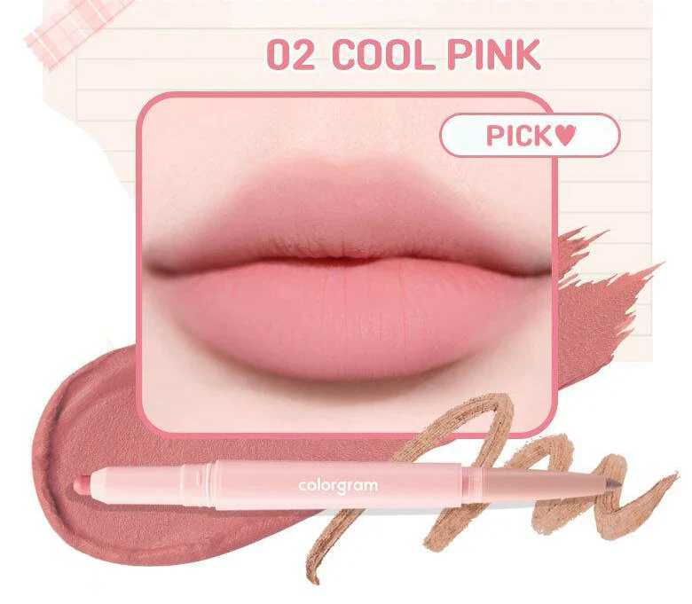 COLORGRAM All In One Over Lip Maker 02 Cool Pink
