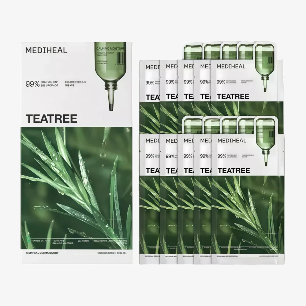MEDIHEAL Teatree Essential Mask Calming Moisture 10PCS