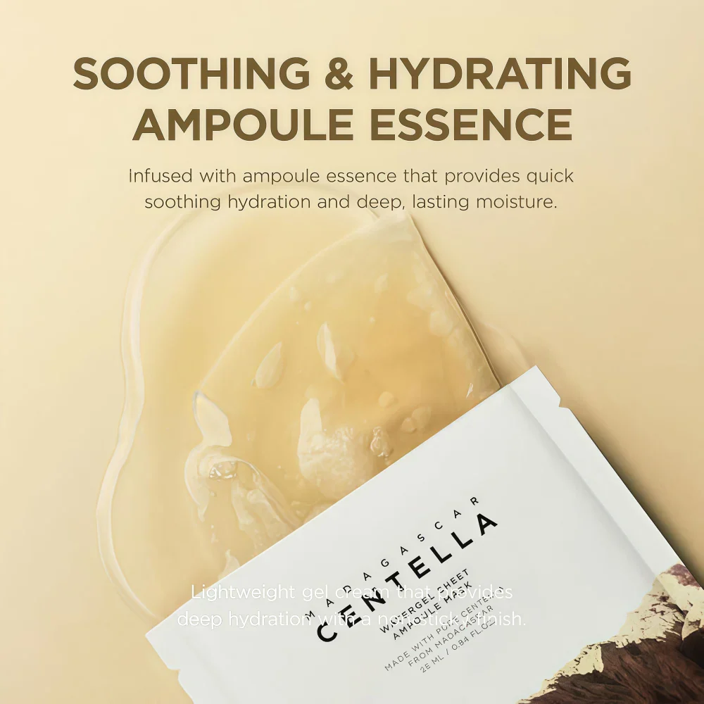 SKIN1004 Centella Watergel Sheet Ampoule Mask 5pcs