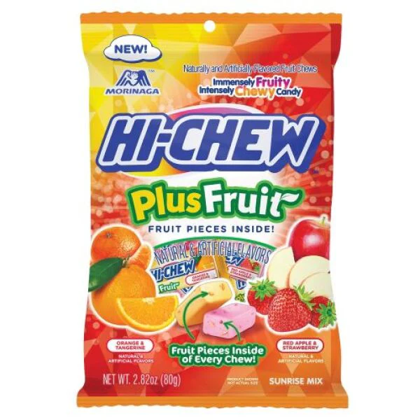 Morinaga Hi-Chew Sunrise Mix (Orange+Tangerine+Red Apple+Strawberry) 80g