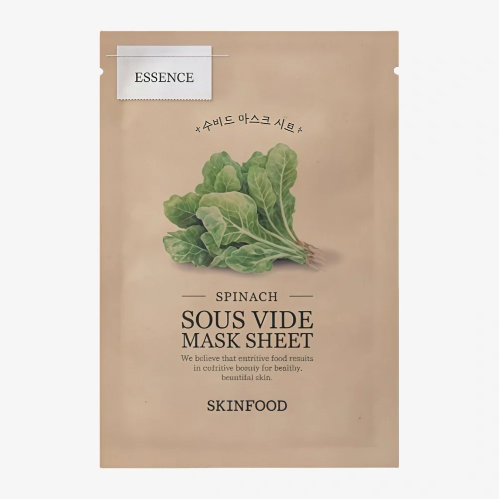 SKINFOOD Spinach Sous Vide Mask Sheet (1)