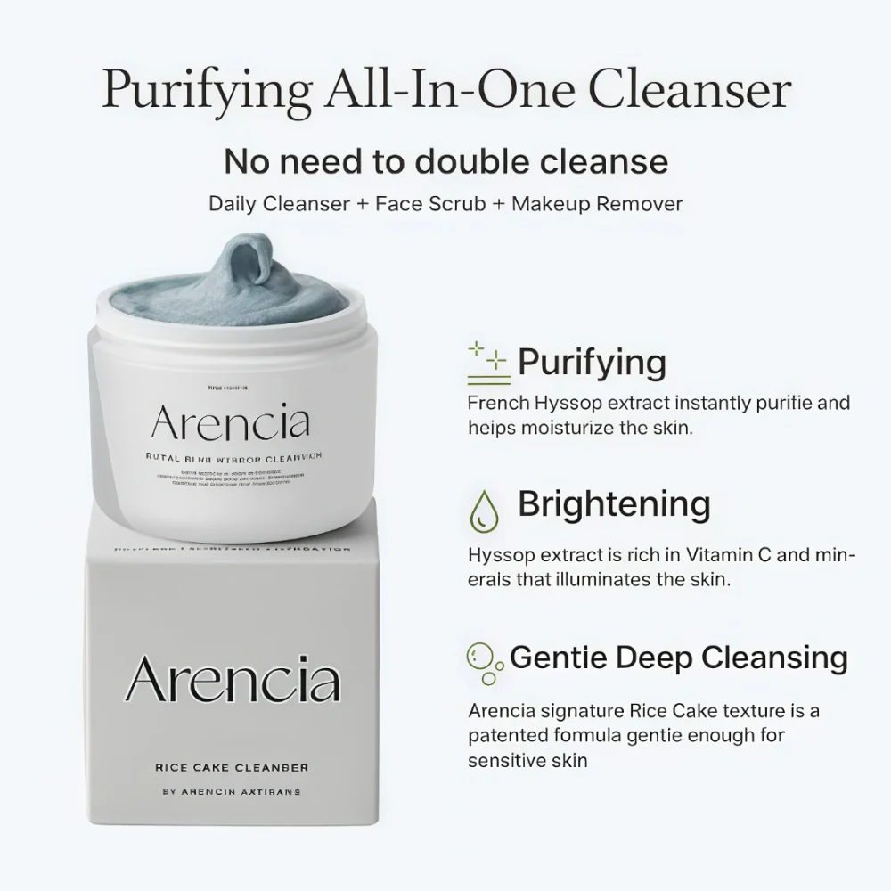 ARENCIA Royal Blue Hyssop Cleanser 120g