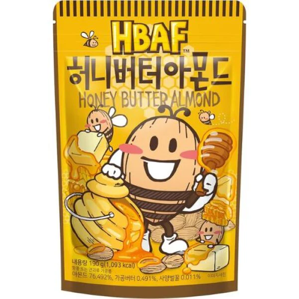 HBAF Honey Butter Almond 210g