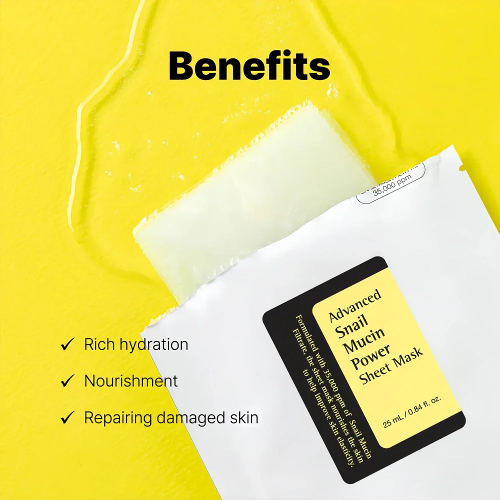 COSRX Advanced Snail Mucin Power Sheet Mask 10pcs