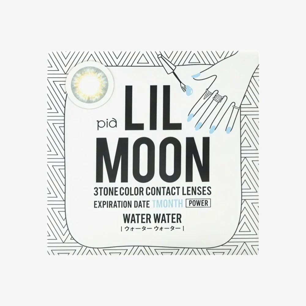 LIL MOON Monthly Contact Lens (Water Water) (1 Lens) -3.00