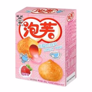 WANT WANT Lovely Puff (Strawberry Flavor) 60g