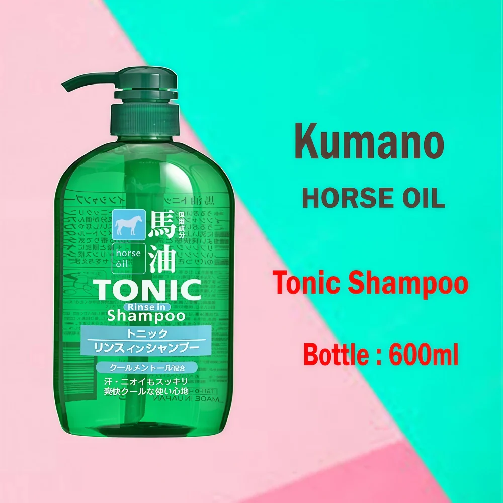 KUMANOYUSHI Horse Oil Tonic Rinse In Shampoo 600ml