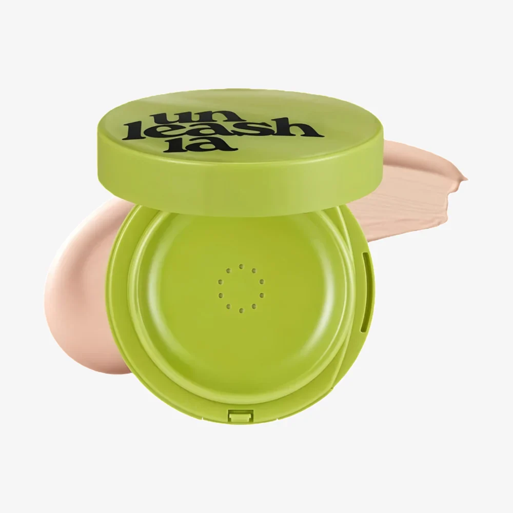 unleashia Satin Wear Healthy-Green Cushion 18C Seashell