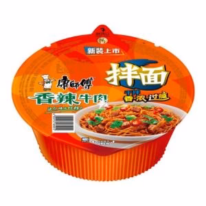 KSF Dry Noodles Bowl (Spicy Beef Flavor) 127g