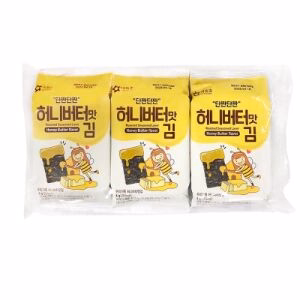 OURHOME Roasted Laver Honey Butter Flavor 4g*3pcs