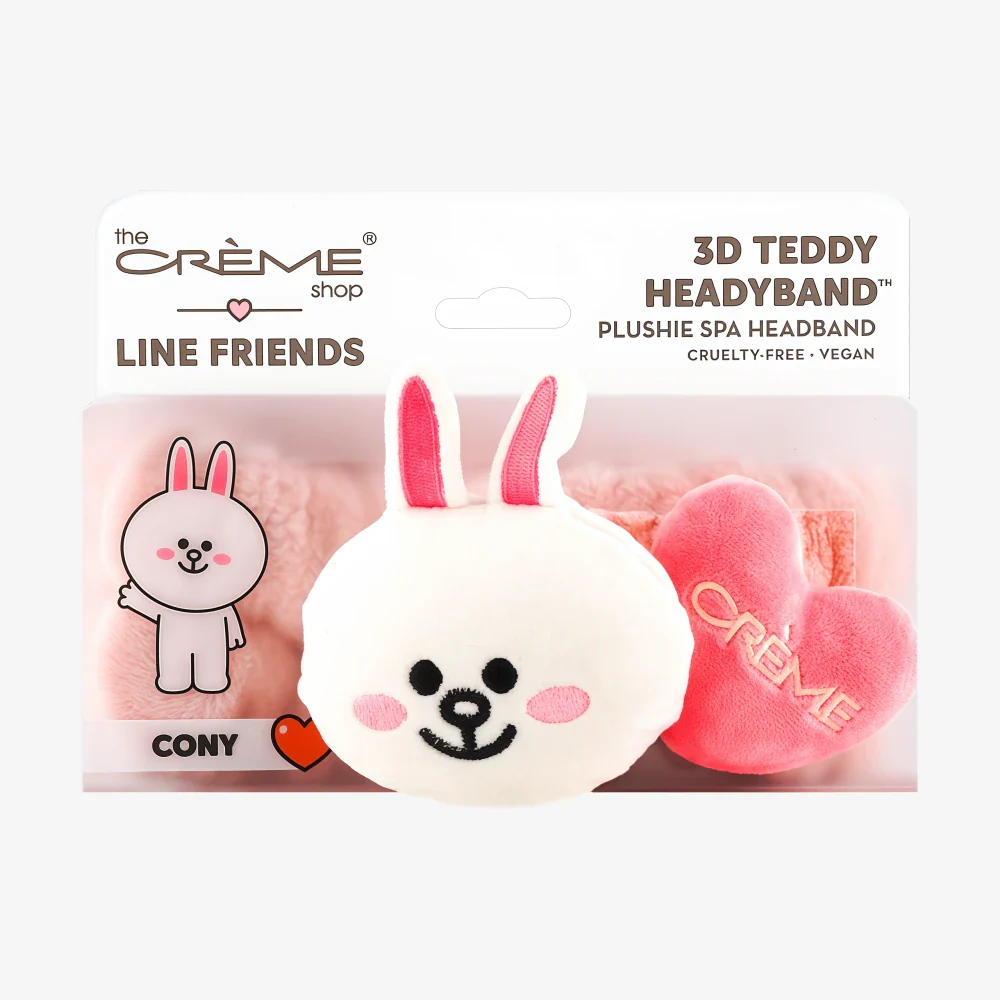 THE CREME SHOP Headband 3D Teddy Cony