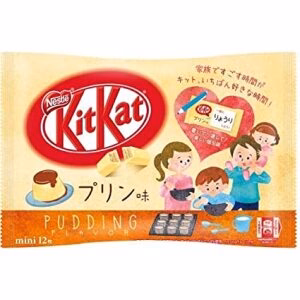 Nestle KitKat Mini Chocolate Bar (Pudding flavor) 12 pieces