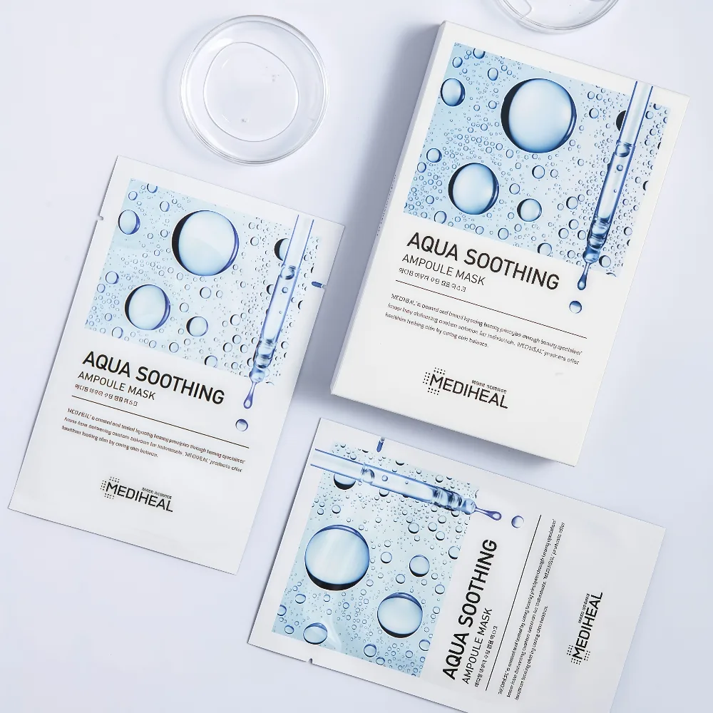 MEDIHEAL Aqua Soothing Ampoule Mask 1pcs