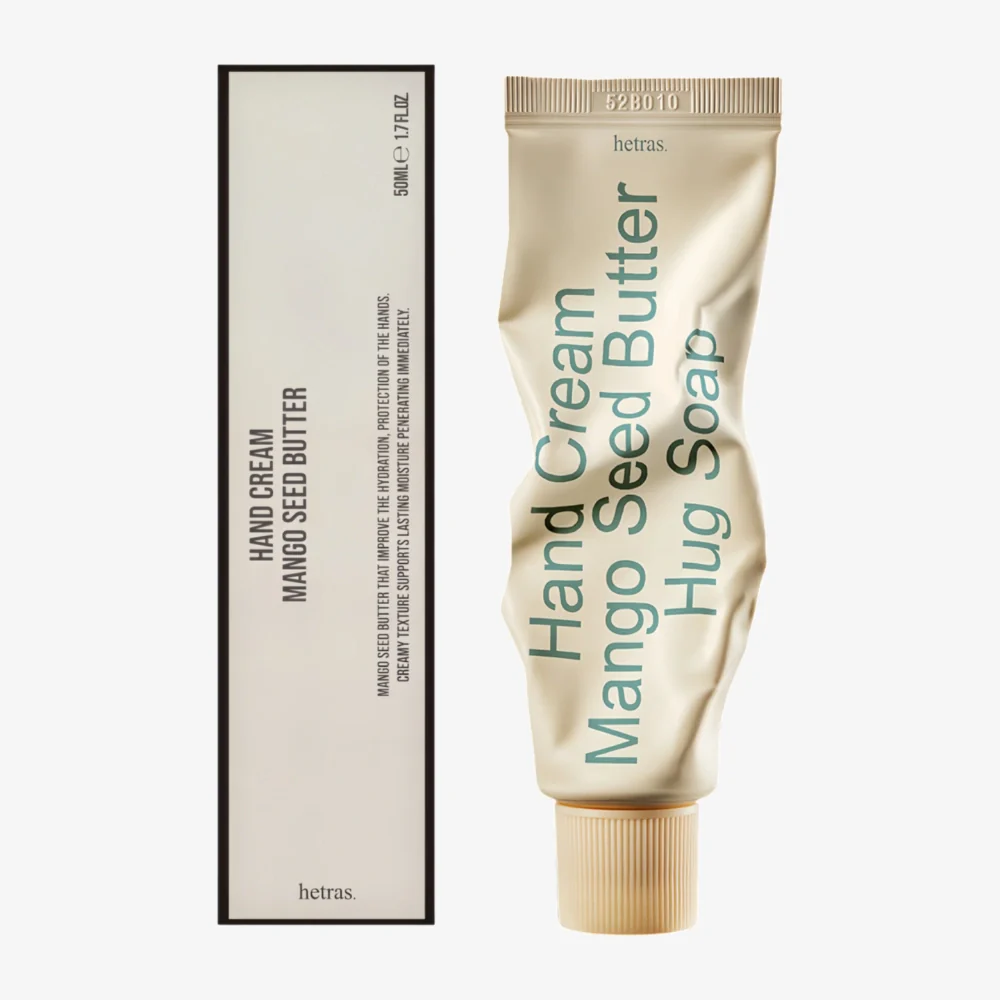 HETRAS Perfumed Mango Seed Butter Hand Cream Hug Soap 50ml