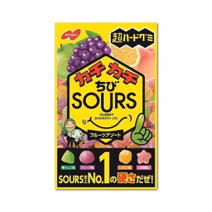 Nobel Sours Gummy (Premium Fruit Mixed) 80g