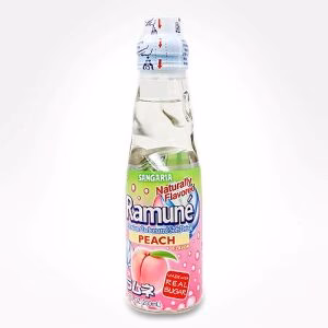 RAMUNE PREMIUM CARBONATED SOFT DRINK PEACH FLAVOR 200ml