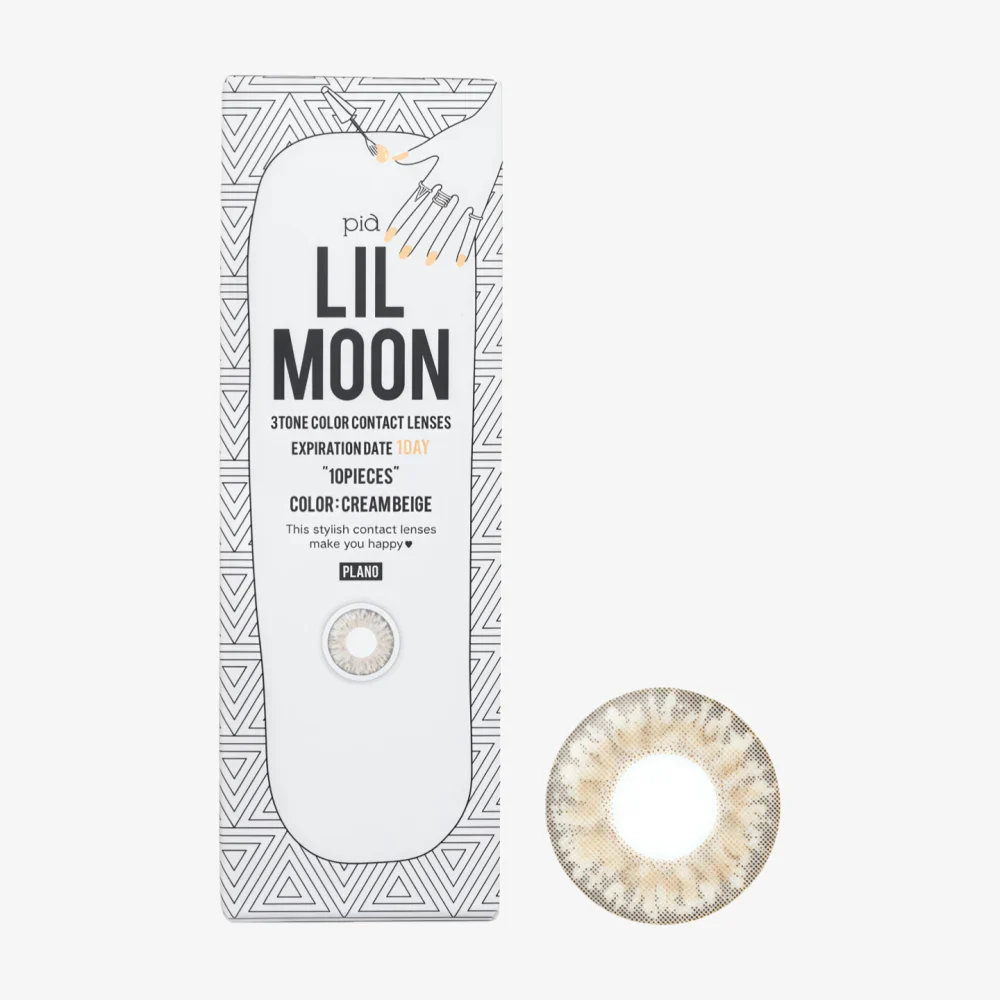 LILMOON 1 Day Cream Beige Contact Lens | 10pcs -5.00