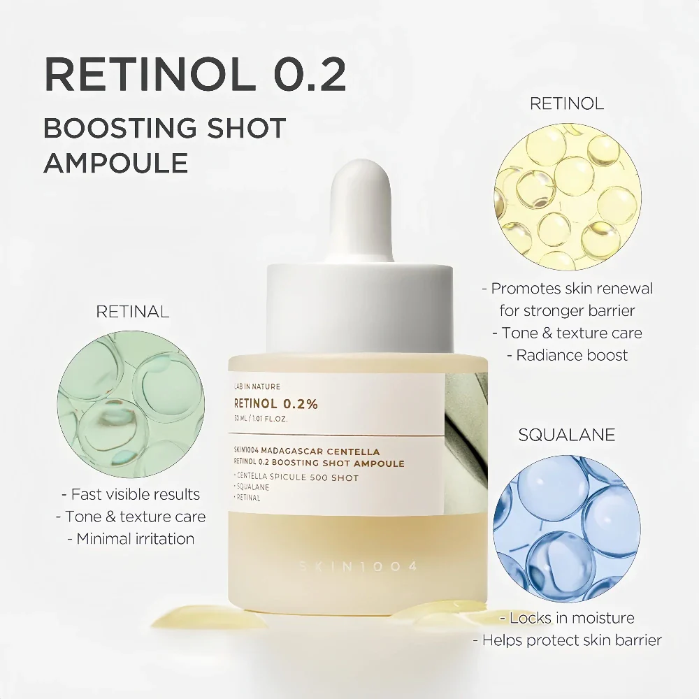SKIN1004 Retinol 0.2 Boosting Shot Ampoule 30ml