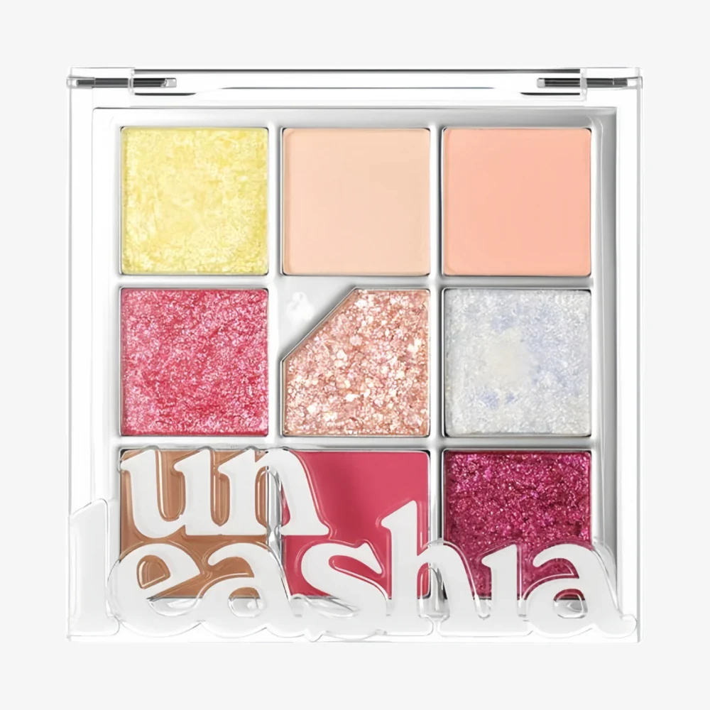 unleashia Glitterpedia Eye Palette No.7 All of Peach Ade