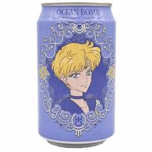 Ocean Bomb Sailor Moon Sparkling Water (Pineapple Flavor) 330ml