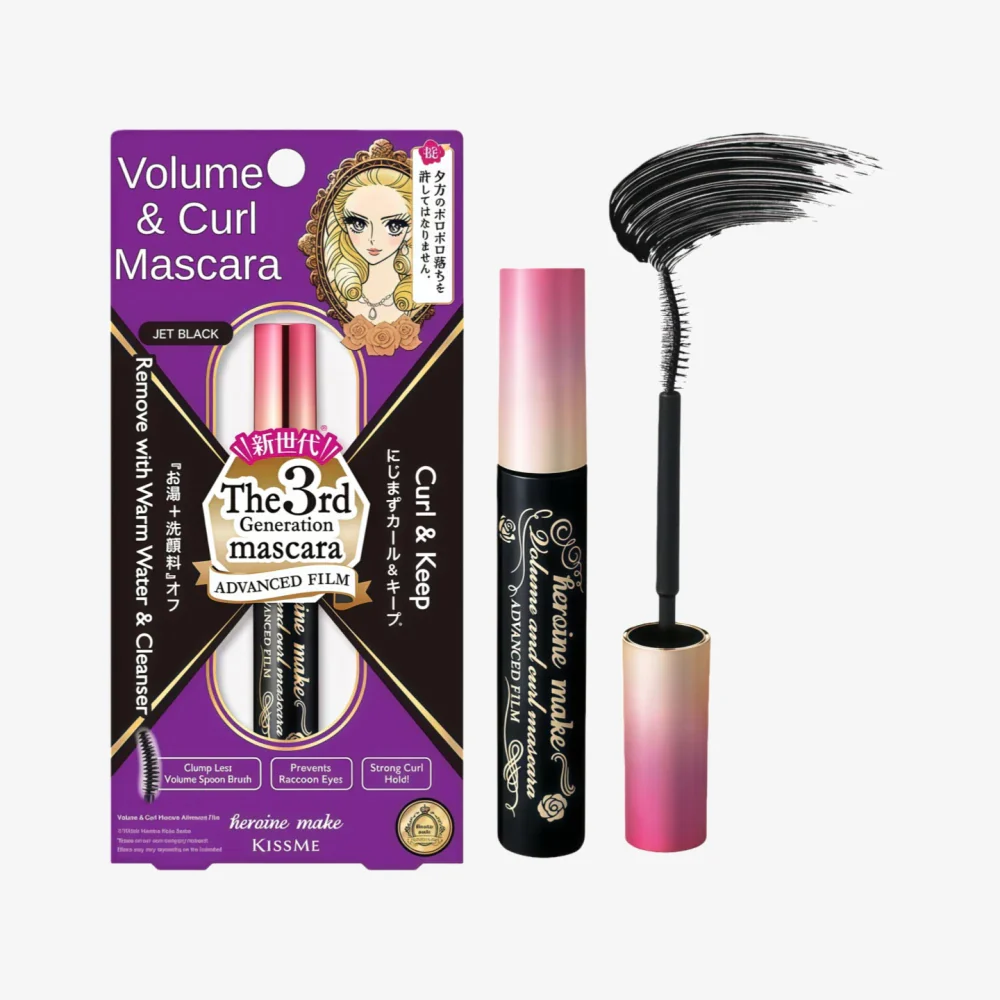 KISS ME Heroine Make Volume & Curl Mascara 01 Super Black