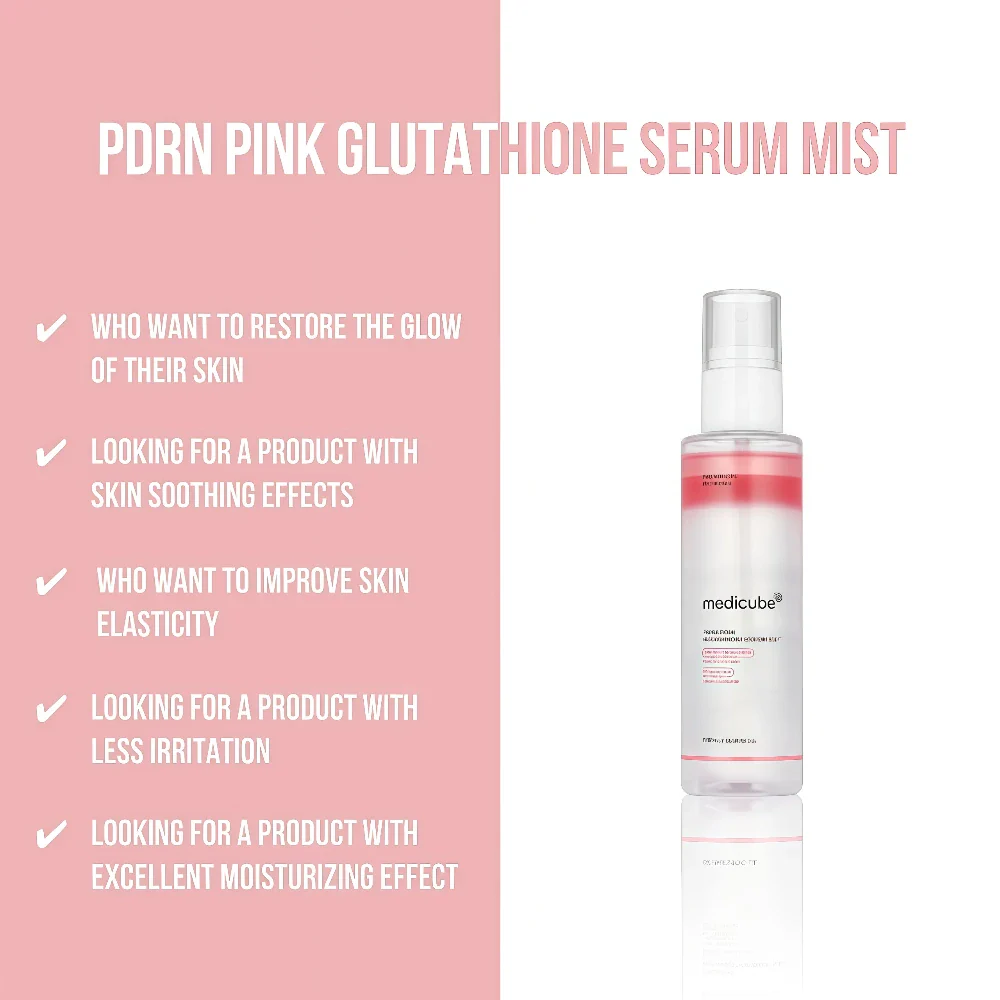Medicube PDRN Pink Glutathione Serum Mist 100ml