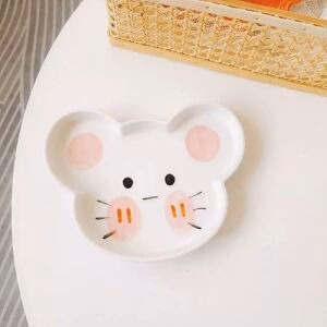 Cute Cartoon Ceramic Plate - Mouse