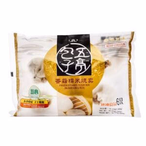 WT Frozen Steamed Flour Bun (Mushroom & Rice) 50g*6pcs