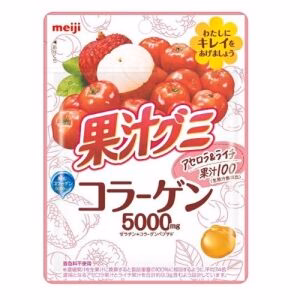 MEIJI Collagen Gummy Acerola Lychee Flavor 68g