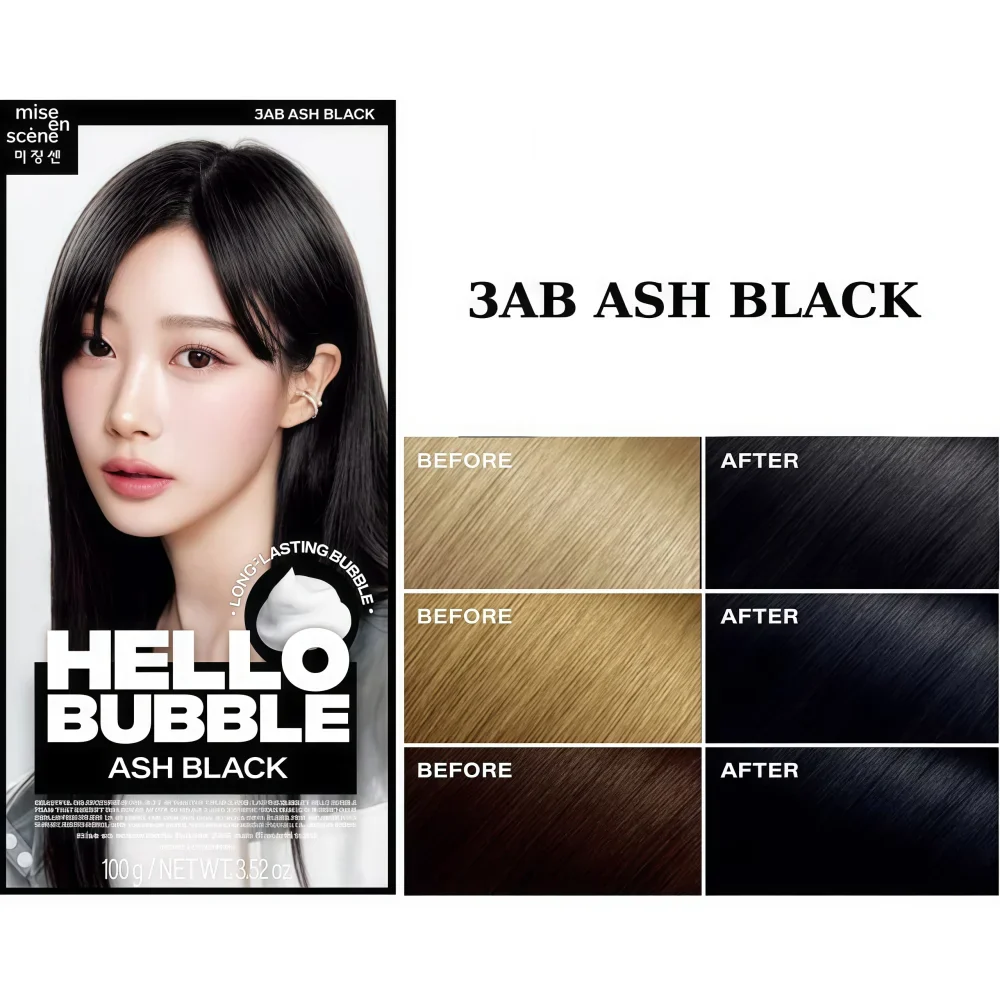 MISE EN SCENE Hello Bubble 3AB Ash Black